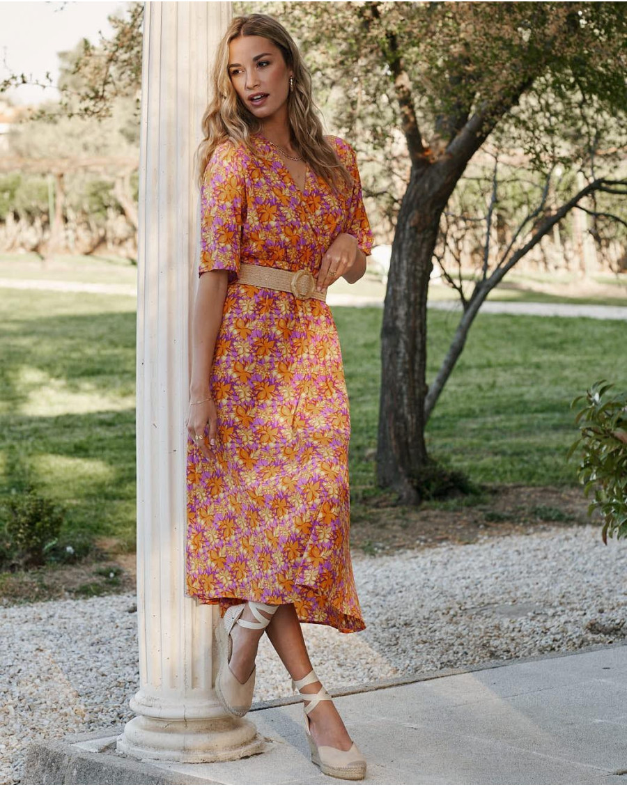 Rosela Fluid Dress | Guest | Spring - Summer 2025 | Polín et Moi