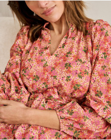 Robe à fleurs Adia | Automne Hiver 2024 | Polin et Moi