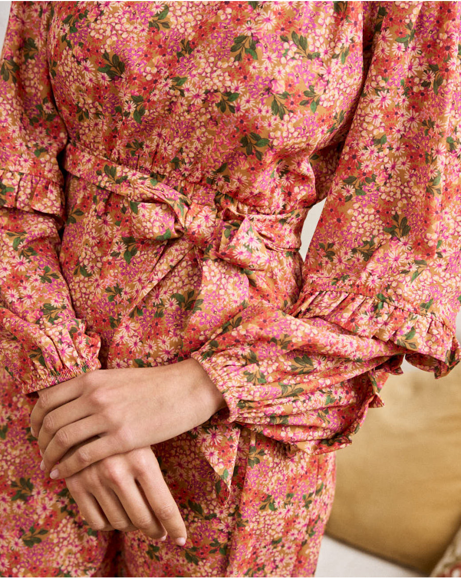 Robe à fleurs Adia | Automne Hiver 2024 | Polin et Moi