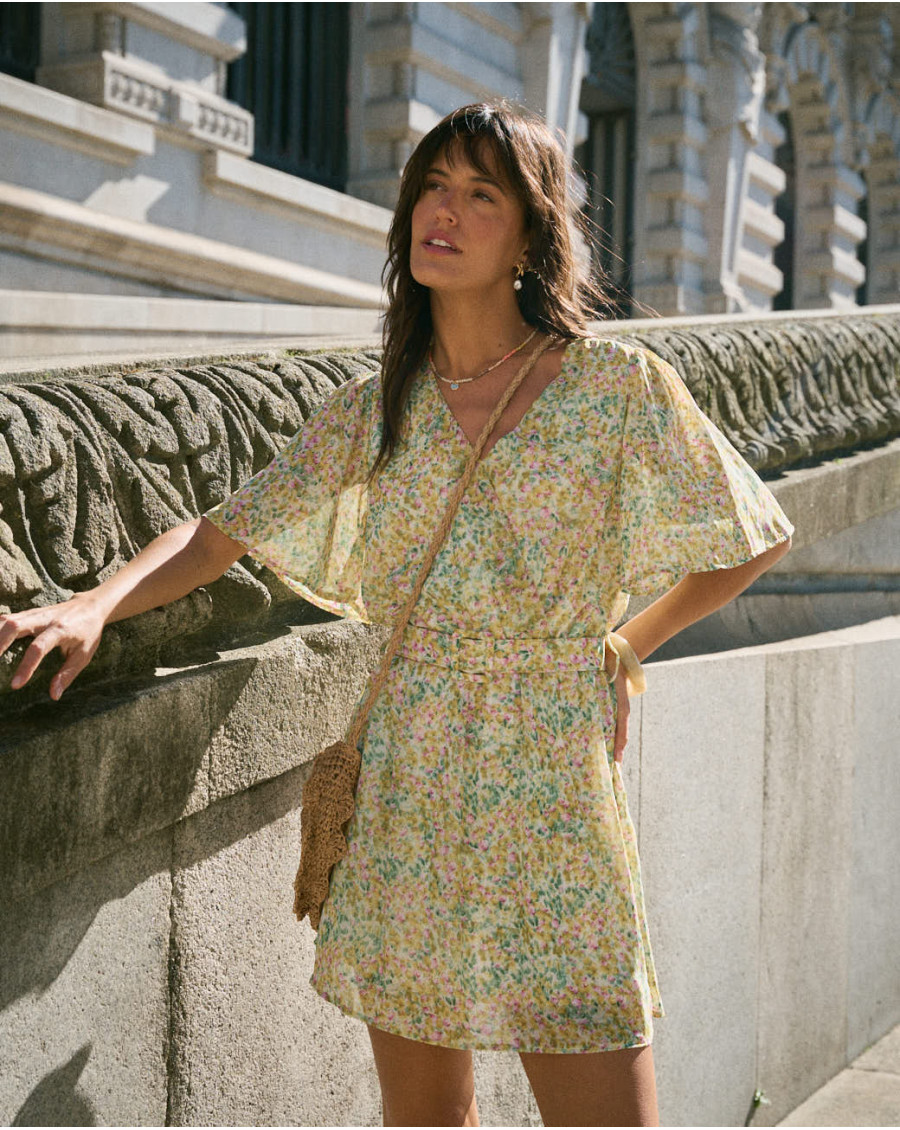 Robe courte Nancy | Robes et combinaisons | Printemps-Été 2024 | Polín et moi