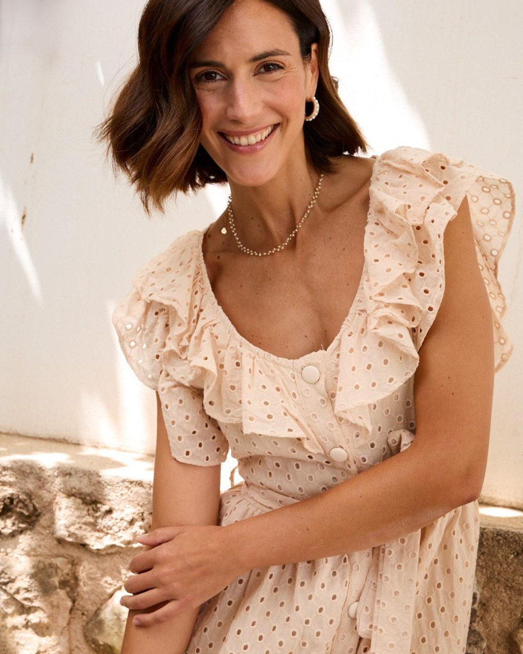 Robe mi-longue Evaluna | Robes & Combinaisons | Printemps-Été 2024 | Polín et moi