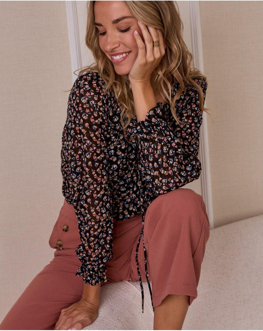 Blouse imprimée Niyia |Chemisiers et chemises | Automne-Hiver 2024 | Polín et moi