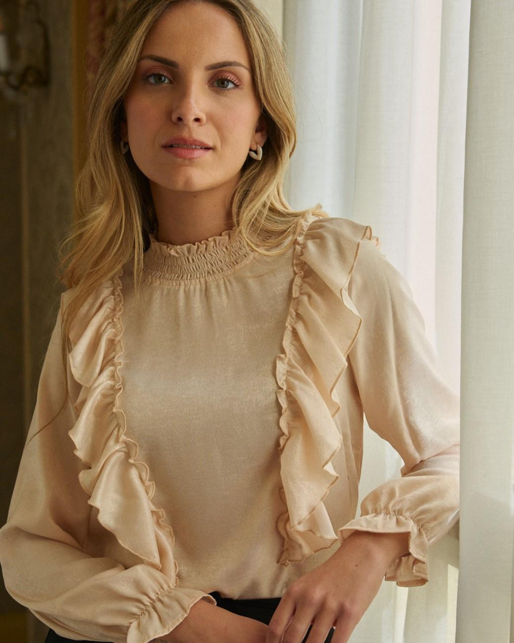 Blouse ruffle Norma |Blouses & Shirts | Fall-Winter 2024 | Polín et moi