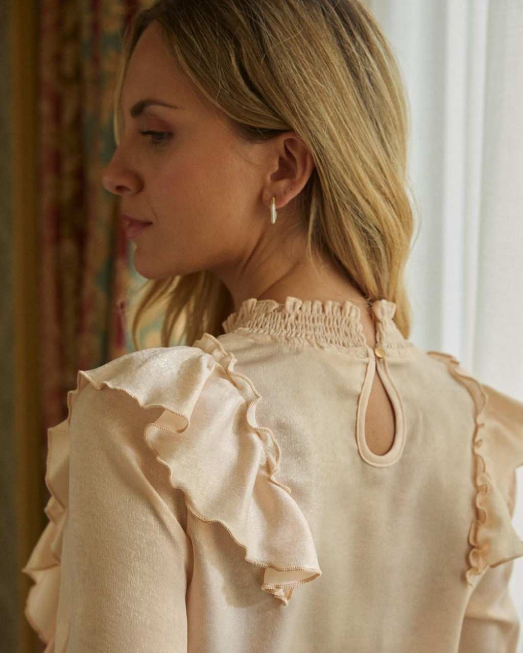 Blouse ruffle Norma |Blouses & Shirts | Fall-Winter 2024 | Polín et moi