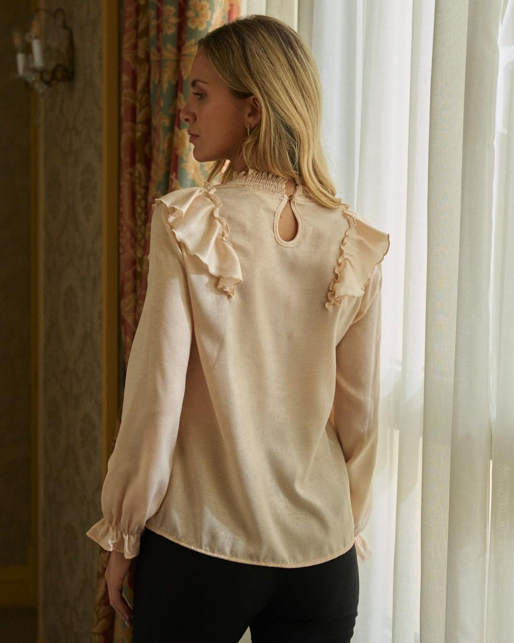 Blouse ruffle Norma |Blouses & Shirts | Fall-Winter 2024 | Polín et moi