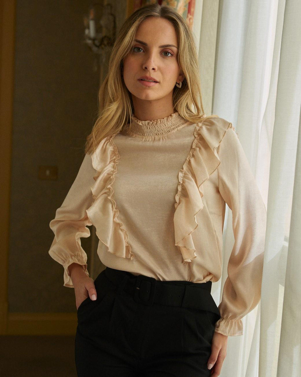 Blouse ruffle Norma |Blouses & Shirts | Fall-Winter 2024 | Polín et moi