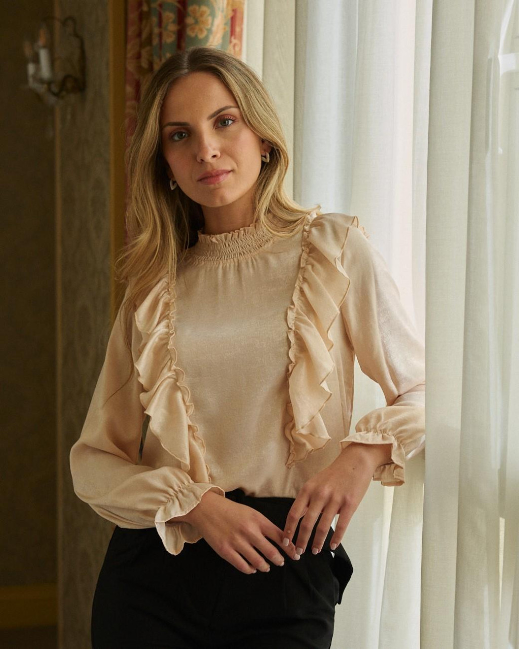 Blouse ruffle Norma |Blouses & Shirts | Fall-Winter 2024 | Polín et moi