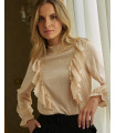 Blouse ruffle Norma |Blouses & Shirts | Fall-Winter 2024 | Polín et moi
