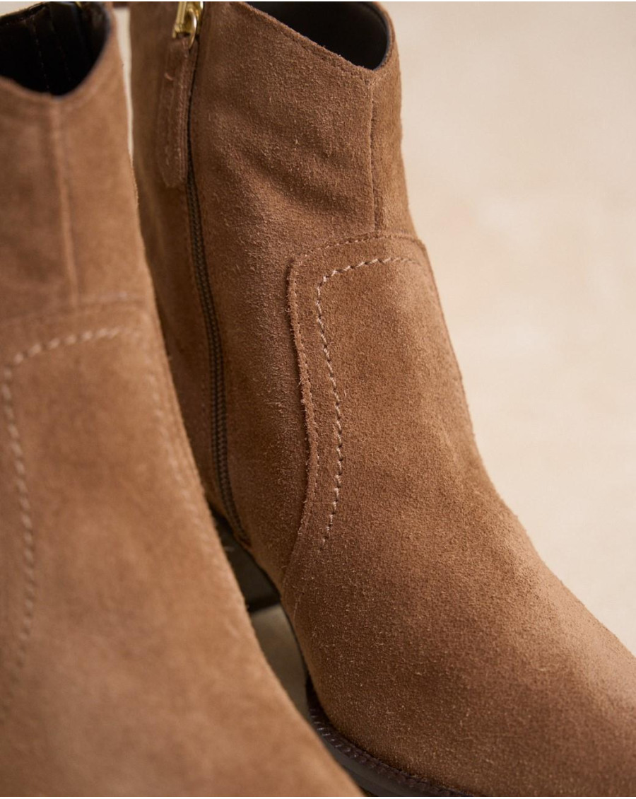 Stivali Corina in pelle scamosciata