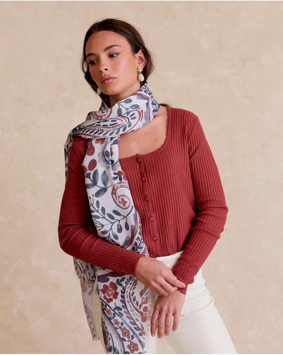 Sciarpa stampa Rieti | Accessori | Autunno Inverno 2024 | Polín et Moi