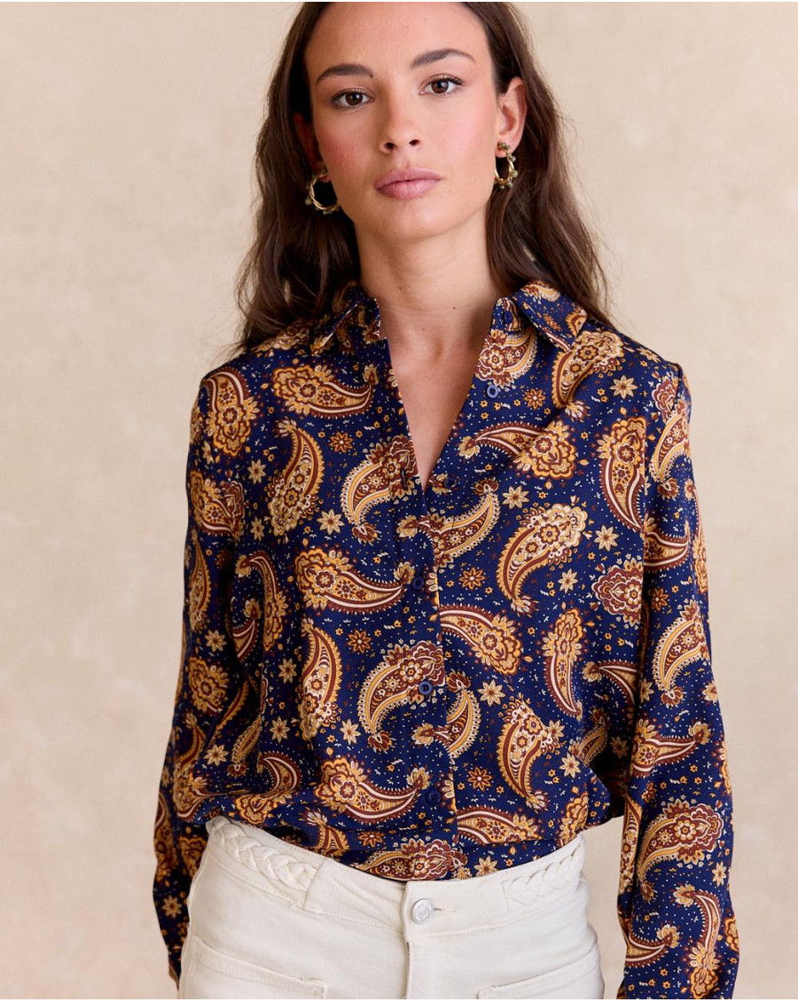 Chemise Paisley Gabri | Chemisiers et chemises | Automne-Hiver 2024 | Polín et moi