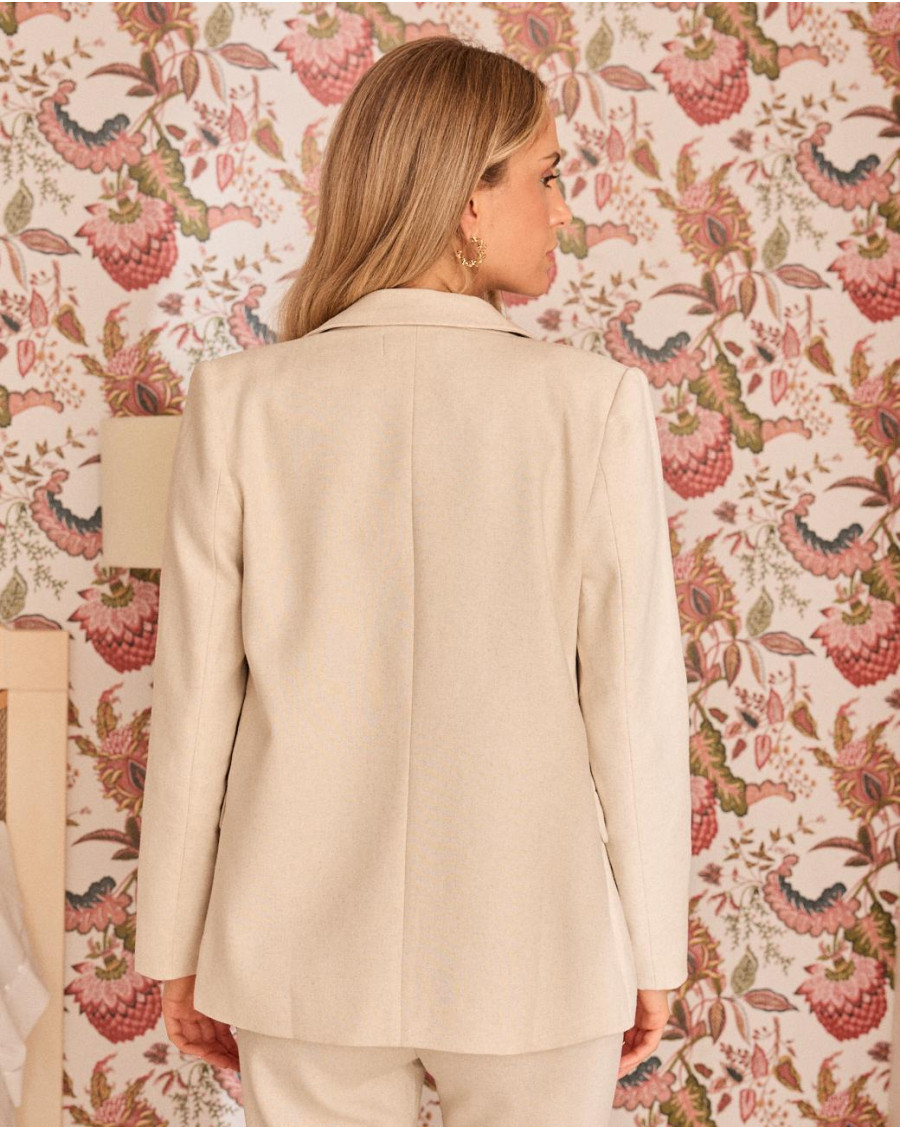 Margot Ecru Blazer | Jackets & Blazers | Spring-Summer 2025 | Polín et moi