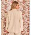 Margot Ecru Blazer | Jackets & Blazers | Spring-Summer 2025 | Polín et moi