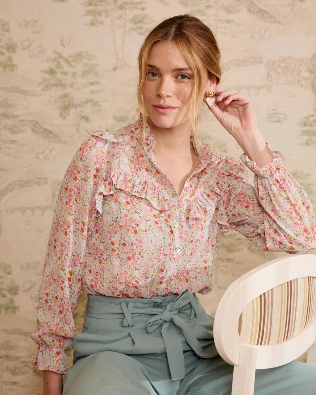 Orian Blusa Con Volant | Camicette & Camicie | Primavera-Estate 2025 | Polín et moi