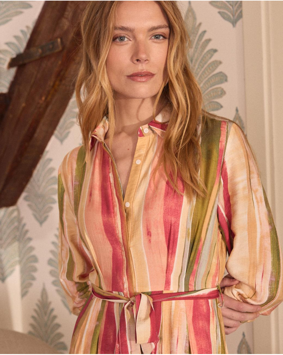 Abito Midi Naelia A Righe | Abiti e tute | Primavera-Estate 2025 | Polín et moi