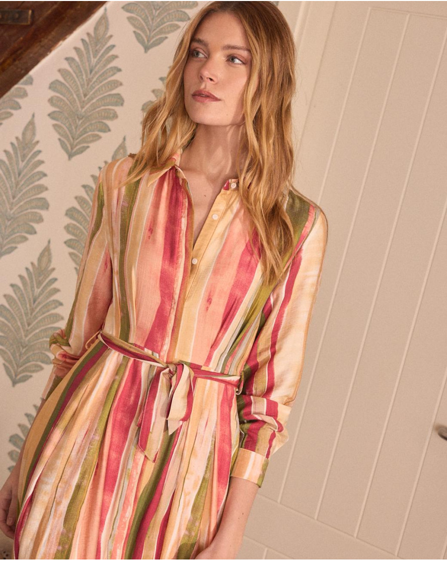 Abito Midi Naelia A Righe | Abiti e tute | Primavera-Estate 2025 | Polín et moi