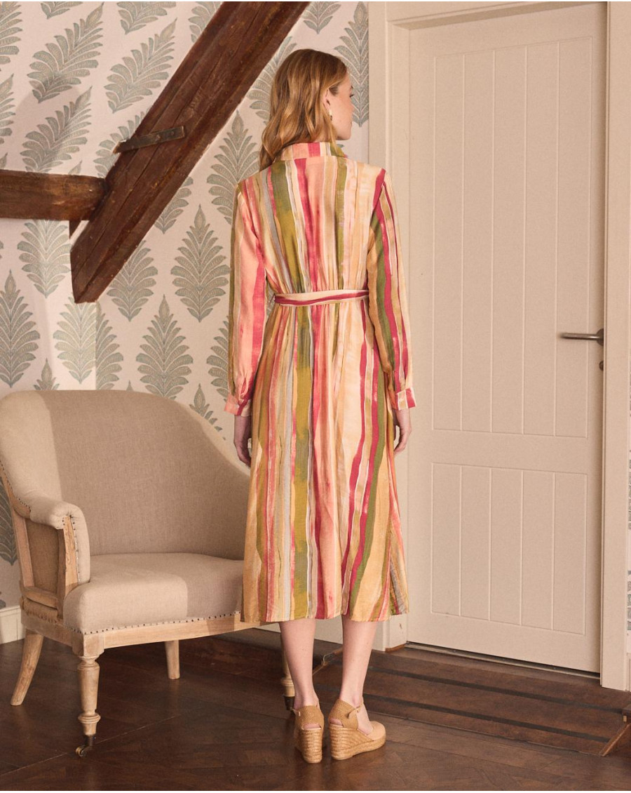 Abito Midi Naelia A Righe | Abiti e tute | Primavera-Estate 2025 | Polín et moi