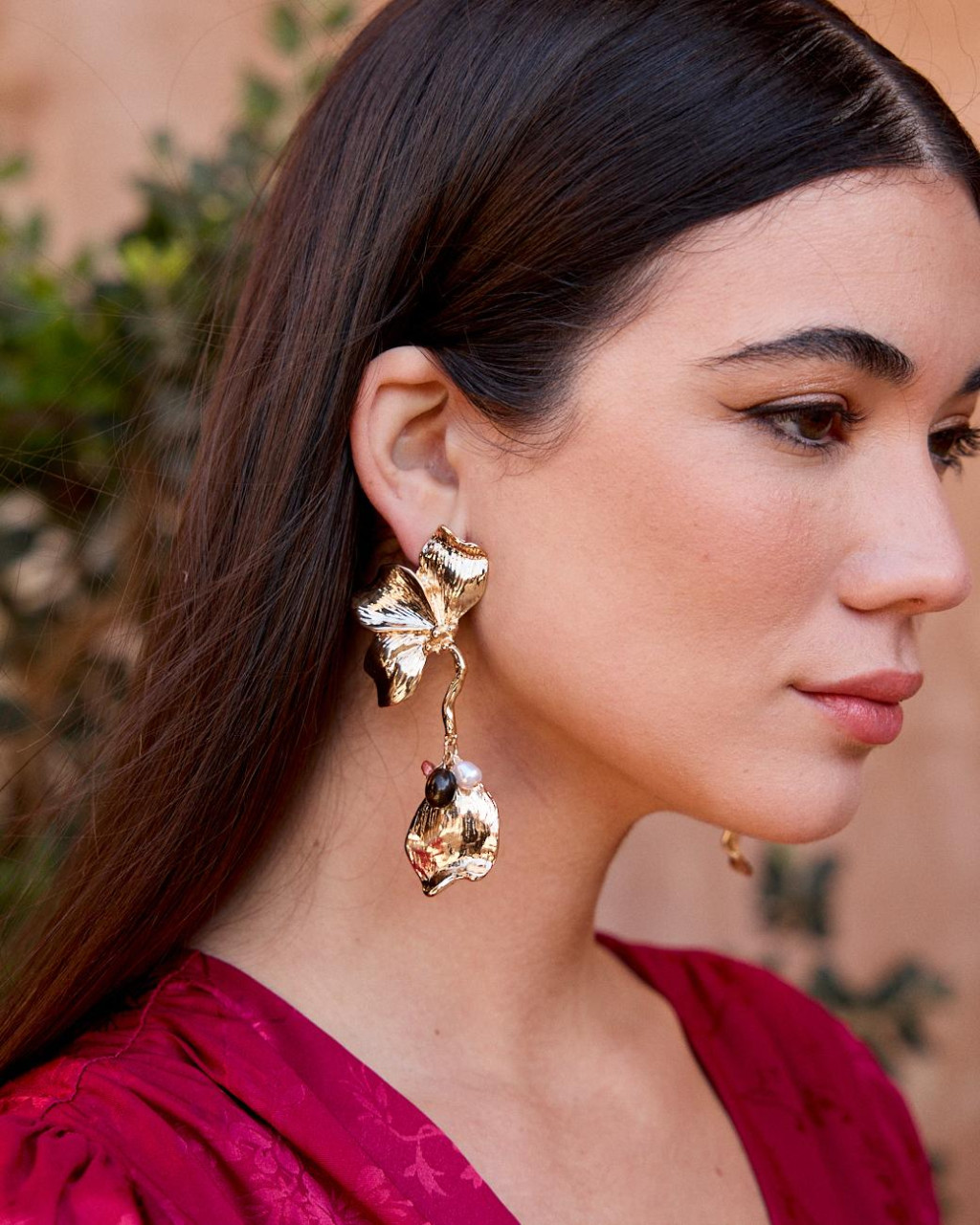 Tulipe Long Earrings | Guest | Spring-Summer 2025 | Polín et Moi