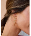Boucles d’oreilles fleur Bleuet
