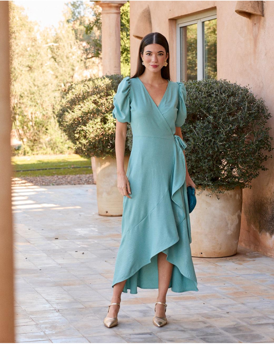Leane Sleeves Dress | Guest | Spring-Summer 2025 | Polín et Moi