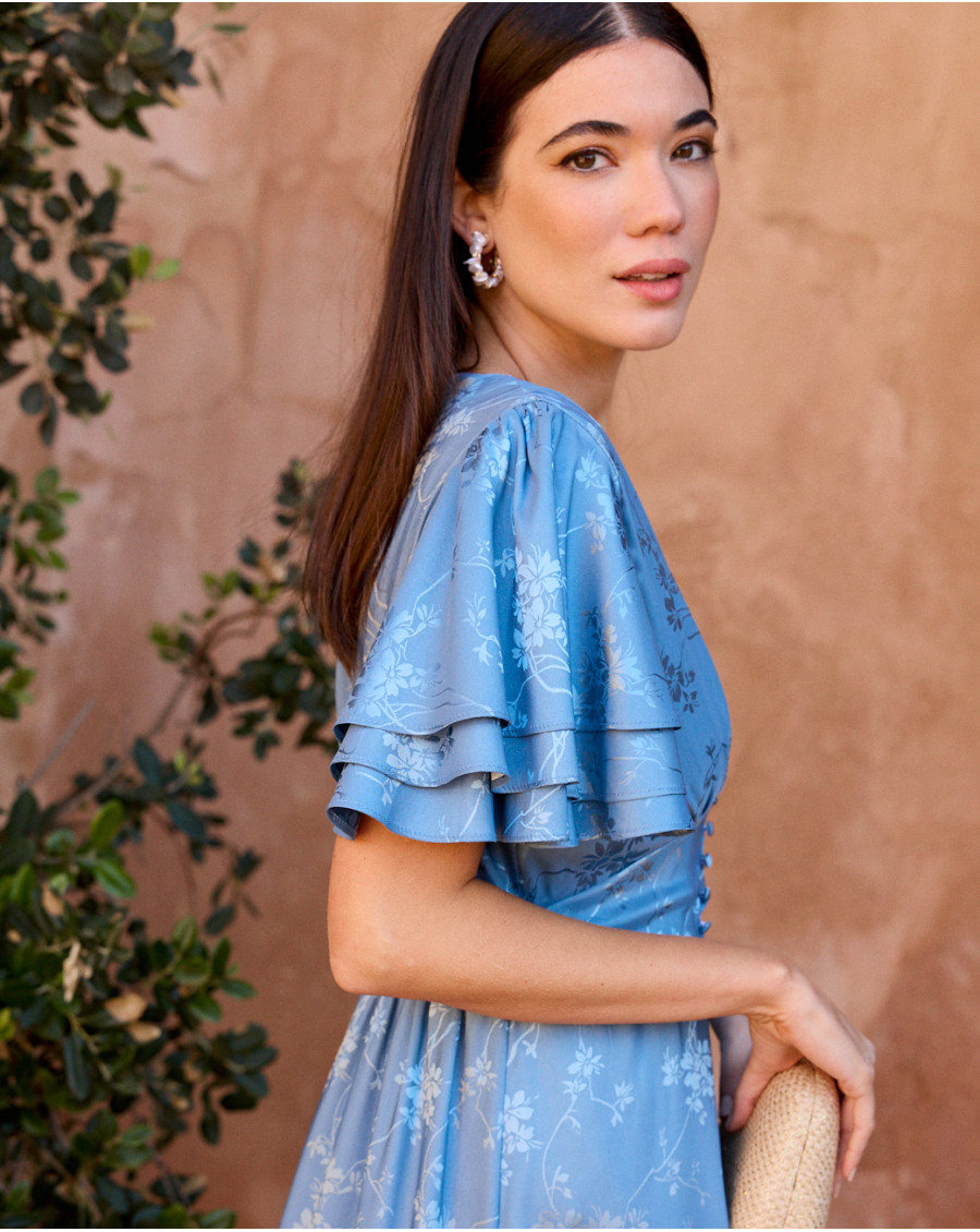 Vestido Botones Celigny | Invitada | Primavera- Verano 2025 | Polín et Moi