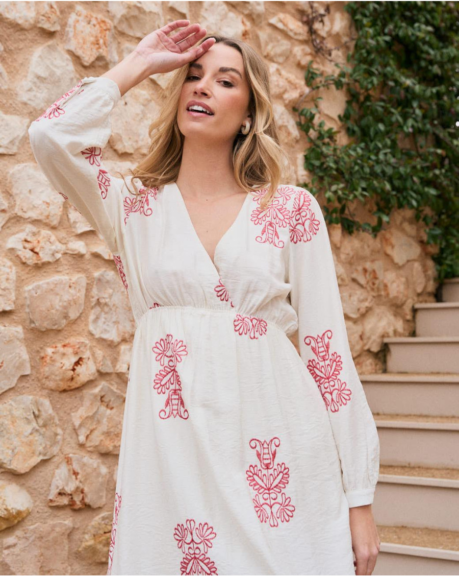 Robe mi-longue Mel | Robes & Combinaisons | Printemps-Été 2025 | Polín et moi