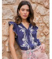 Blusa Greta ricamata
