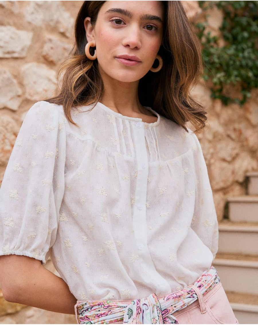 Camicia con ricamo Lua | Camicette & Camicie | Primavera-Estate 2025 | Polín et moi