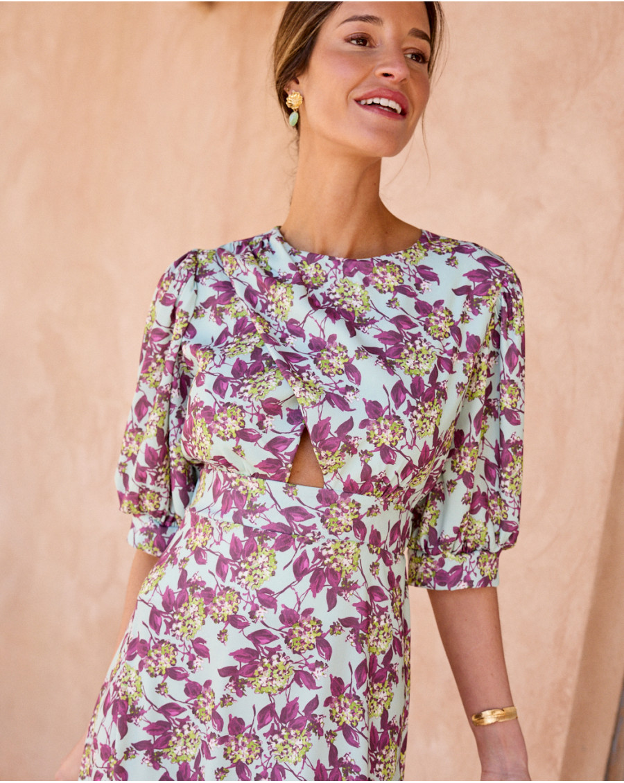 Vestido Flores Joline | Invitada | Primavera- Verano 2025 | Polín et Moi