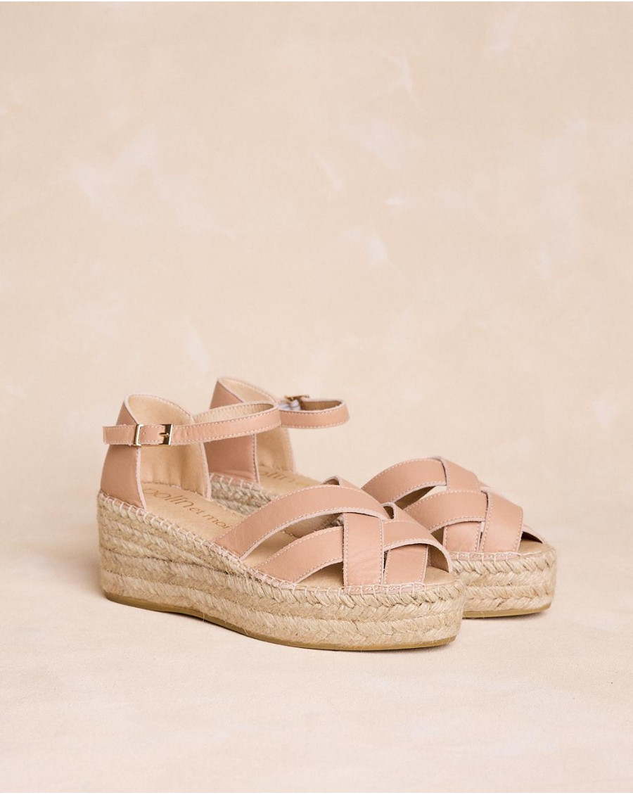 Cornelia Espadrillas In Pelle Scamosciata | Primavera Estate 2025 | Polín et Moi