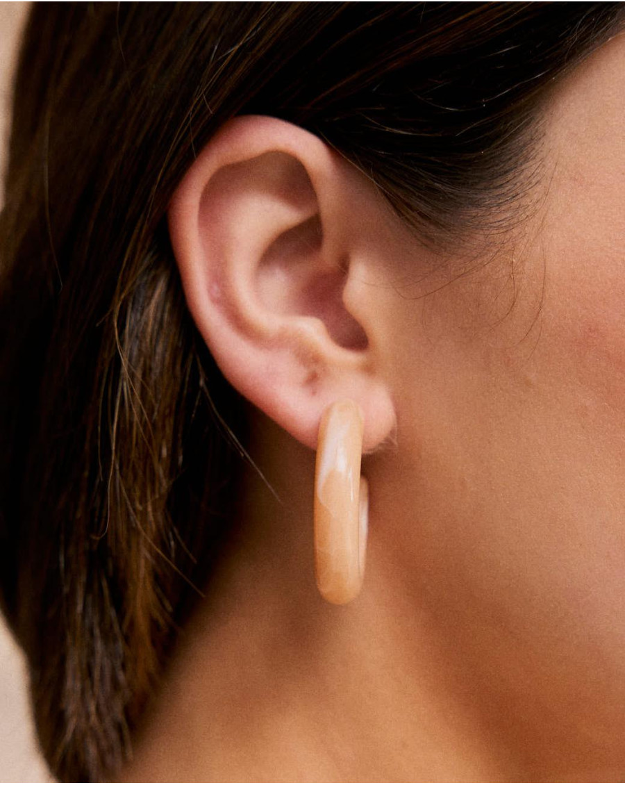 Boucles d’oreilles créoles Romy | Accessoires | Printemps-Été 2025 | Polín et Moi