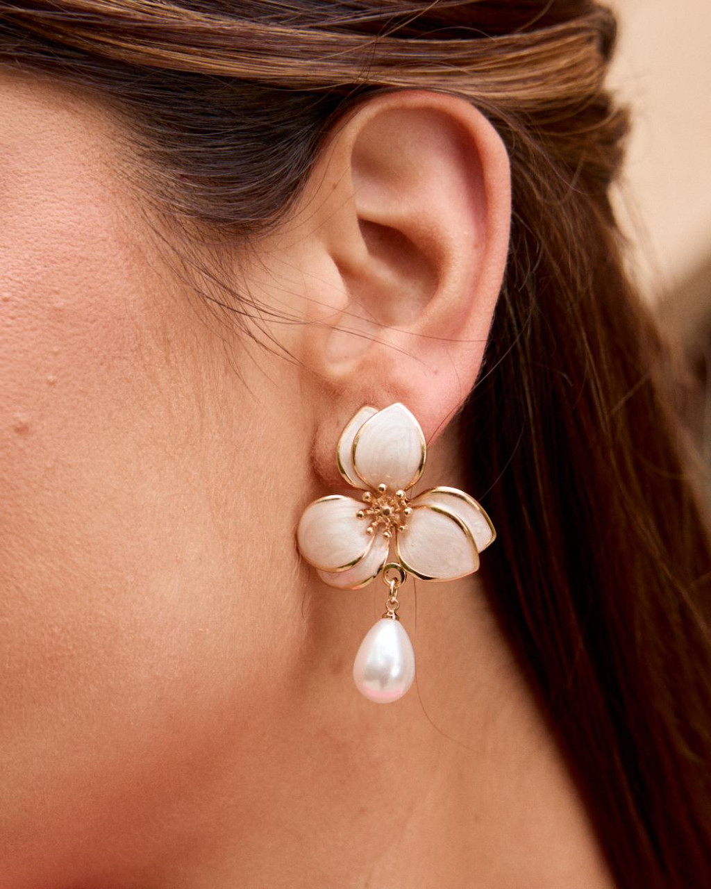 Pendientes Perla Bleuet | Invitada | Primavera - Verano 2025 | Polín et Moi