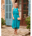Petra' Plain Dress | Guest | Spring - Summer 2025 | Polín et Moi