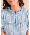 Blouse brodée Bella | Chemisiers et chemises | Printemps-Été 2025 | Polín et moi
