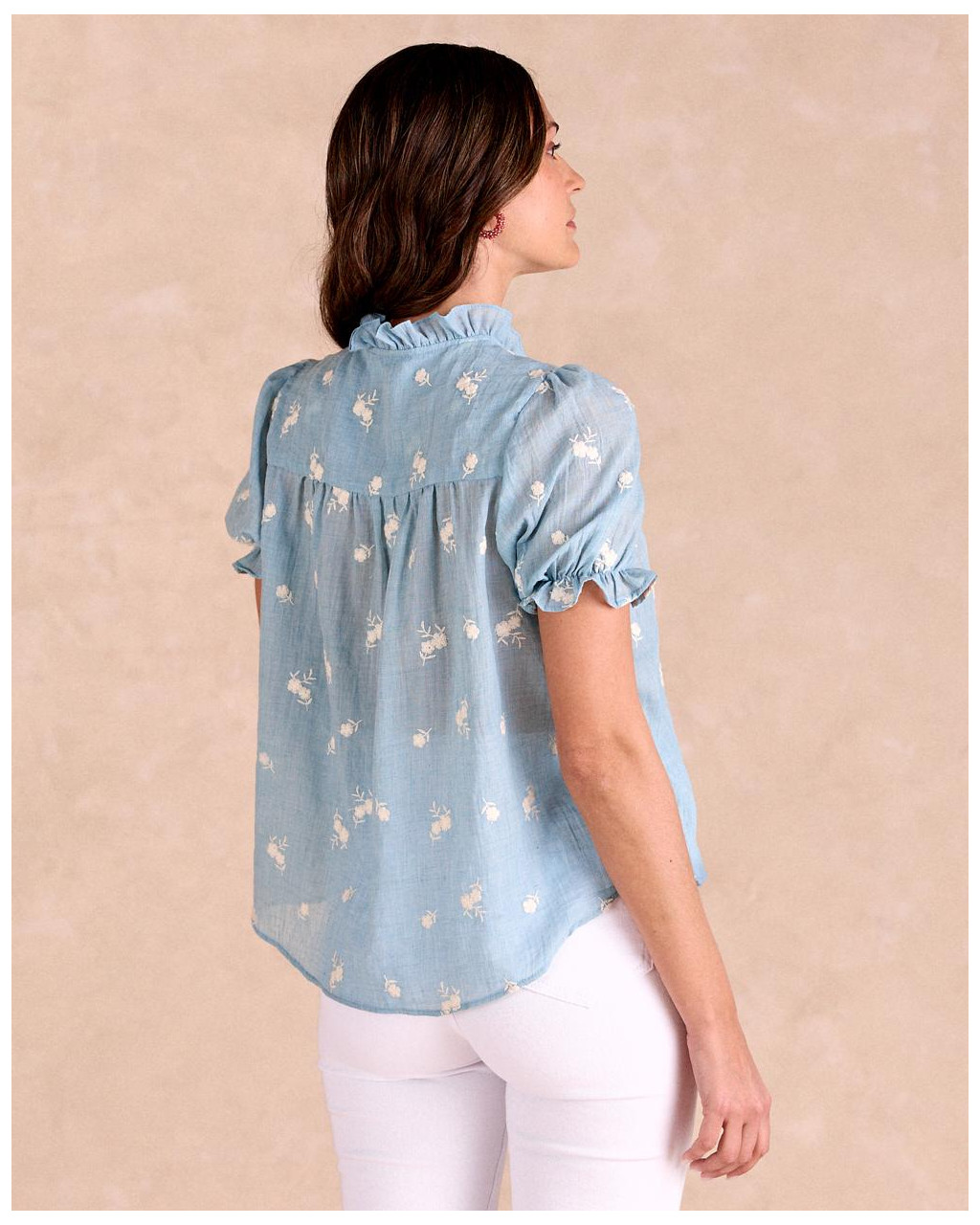 Blouse brodée Bella | Chemisiers et chemises | Printemps-Été 2025 | Polín et moi