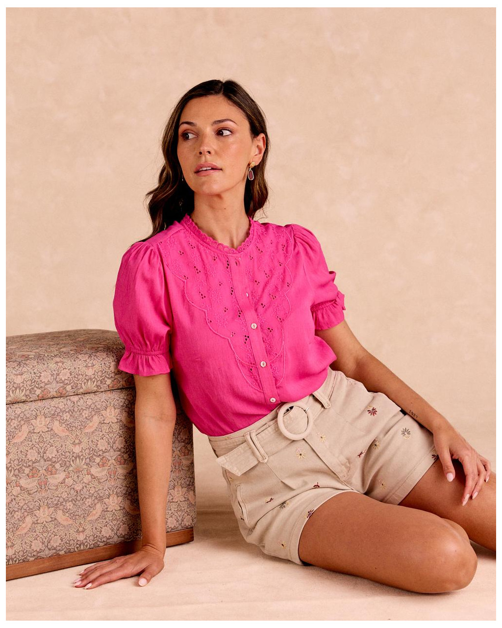 Détails de la blouse Olen | Chemisiers et chemises | Printemps-Été 2025 | Polín et moi