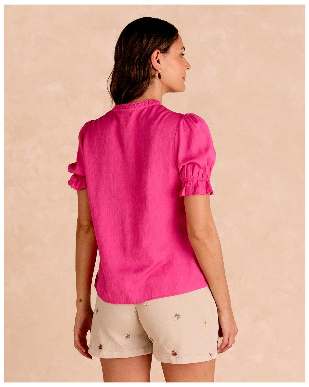 Détails de la blouse Olen | Chemisiers et chemises | Printemps-Été 2025 | Polín et moi