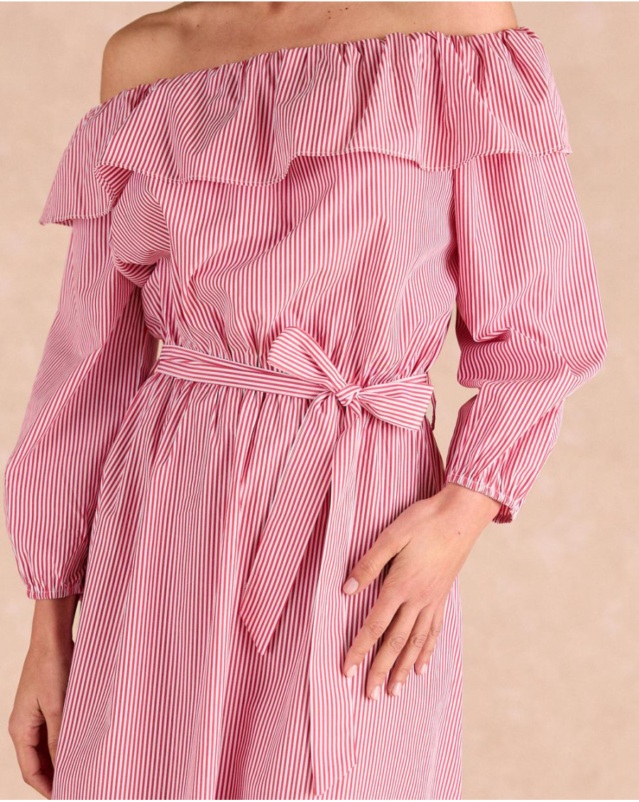 Vestido Midi Rayas Nimia | Vestidos y monos | Primavera- Verano 2025 | Polín et moi