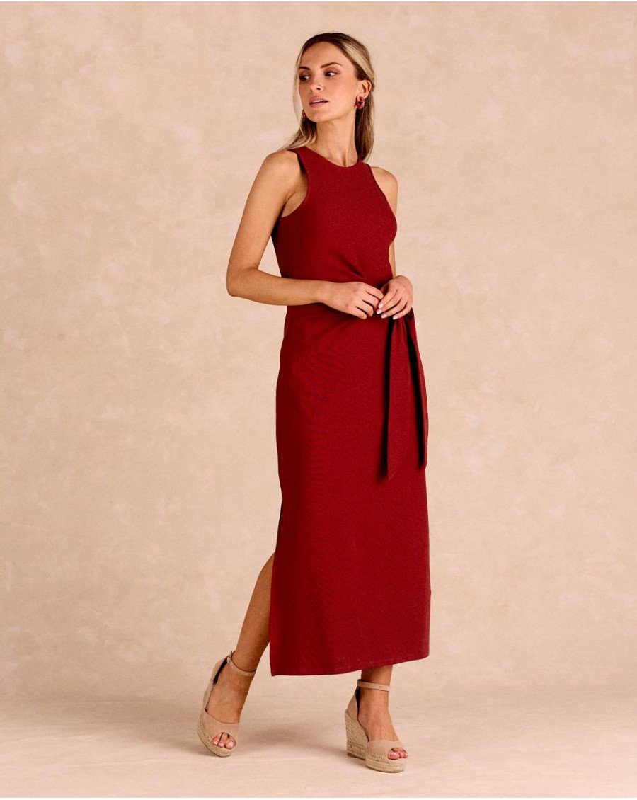 Robe en maille Petra Bow | Printemps-Été 2025 | Polín et Moi