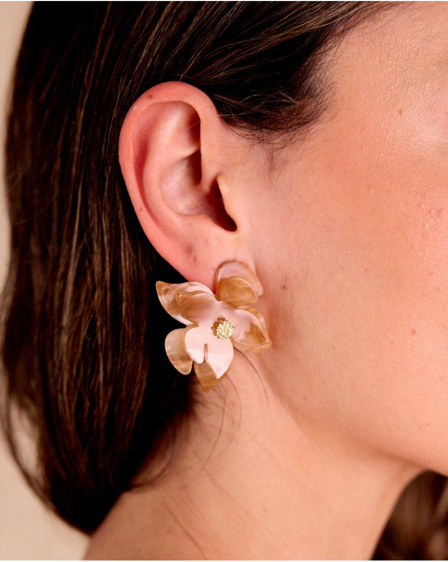 Boucles d’oreilles fleur Larina | Accessoires | Printemps-Été 2025 | Polín et Moi