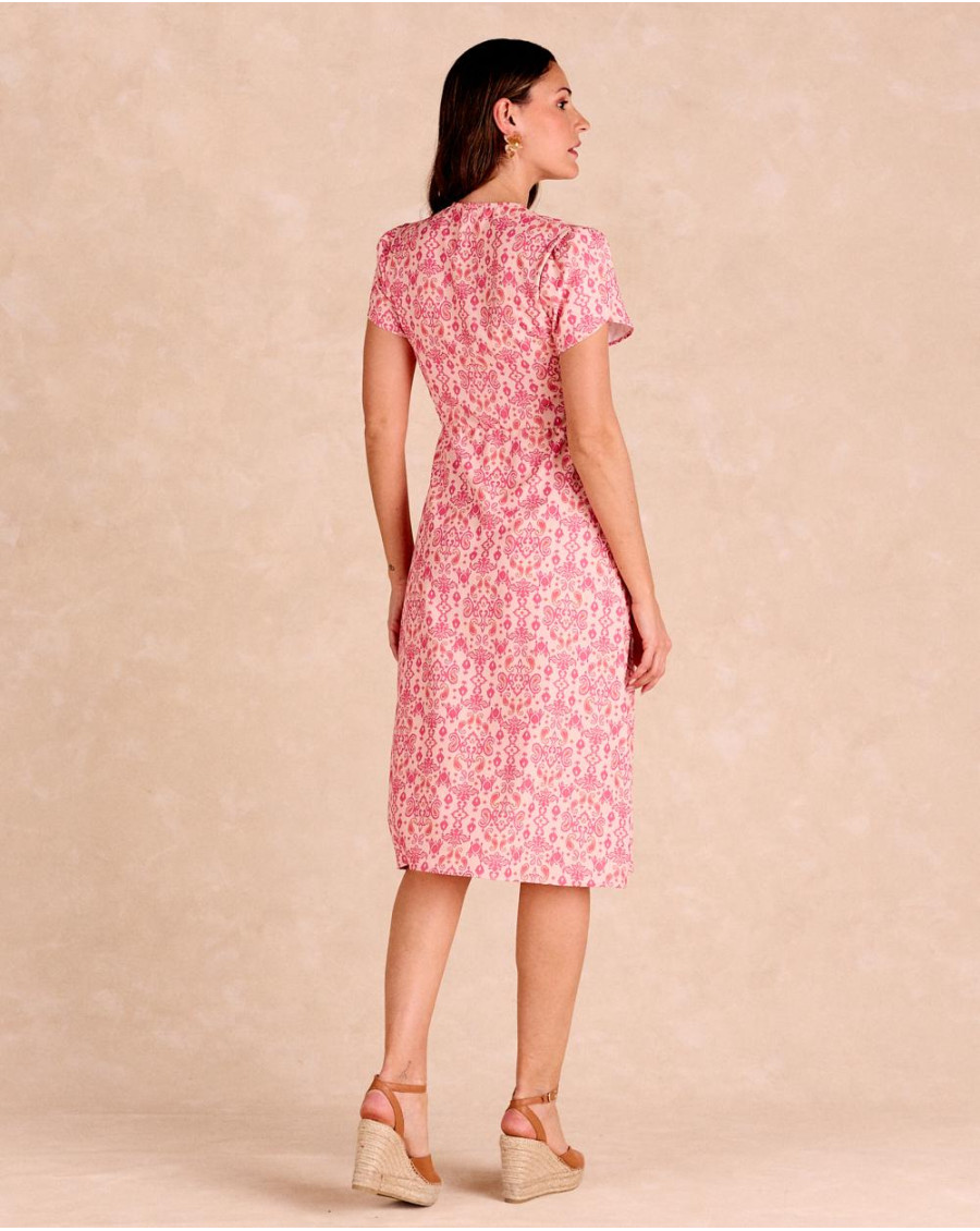 Robe à fleurs damassé | Robes & Combinaisons | Printemps-Été 2025 | Polín et moi