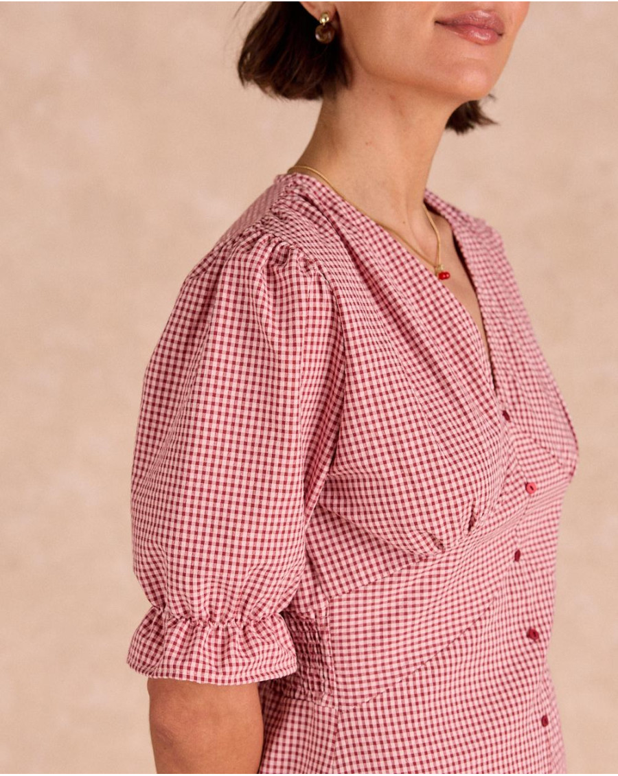 Dora Robe Maxi à Carreaux | Robes & Combinaisons | Printemps-Été 2025 | Polín et moi