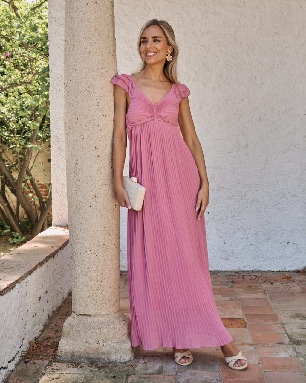 Vestido Plissado Elsa