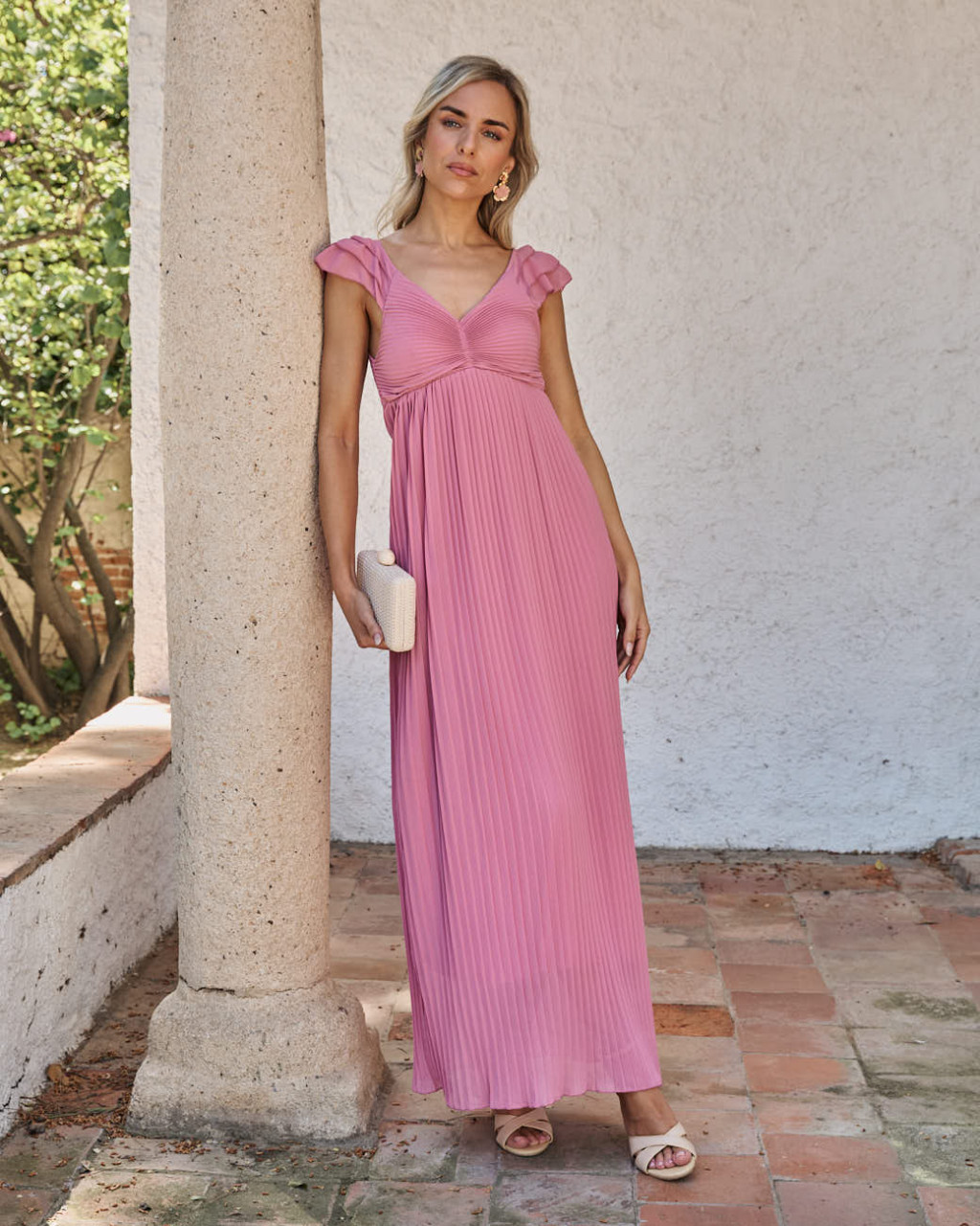 Vestido Plissado Elsa