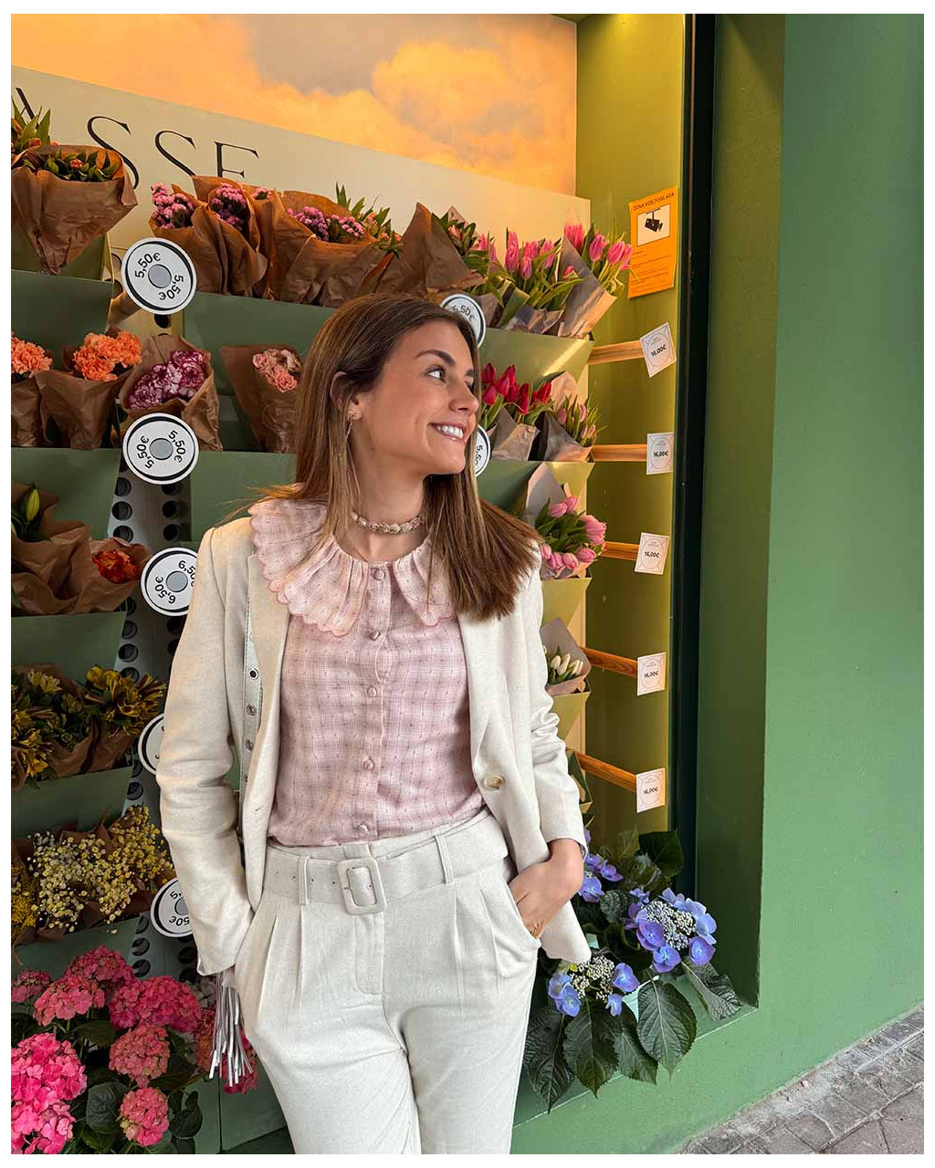 Margot Ecru Blazer | Jackets & Blazers | Spring-Summer 2025 | Polín et moi