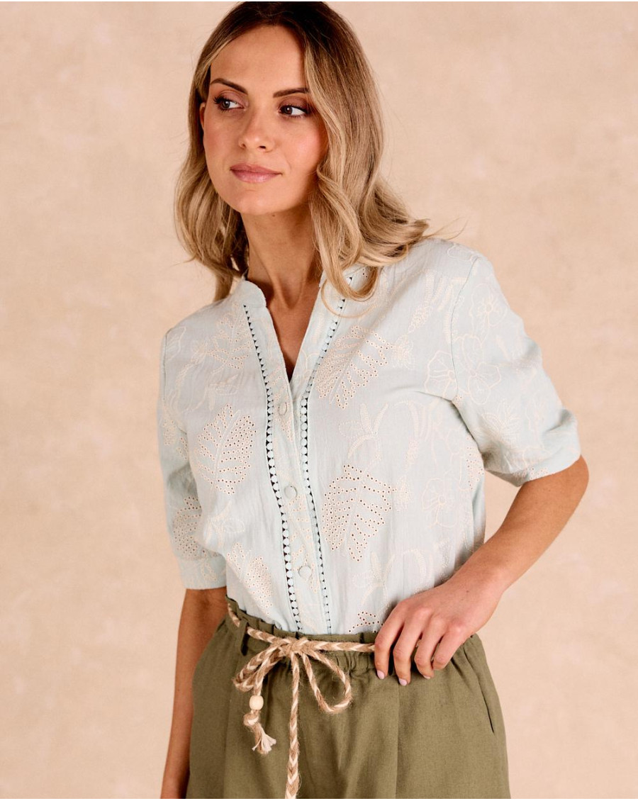 Blouse broderie Anat | Chemisiers et chemises | Printemps-Été 2025 | Polín et moi