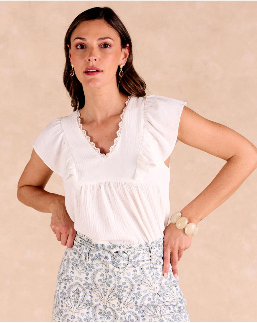 Blusa con volant | Camicette & Camicie | Primavera-Estate 2025 | Polín et moi