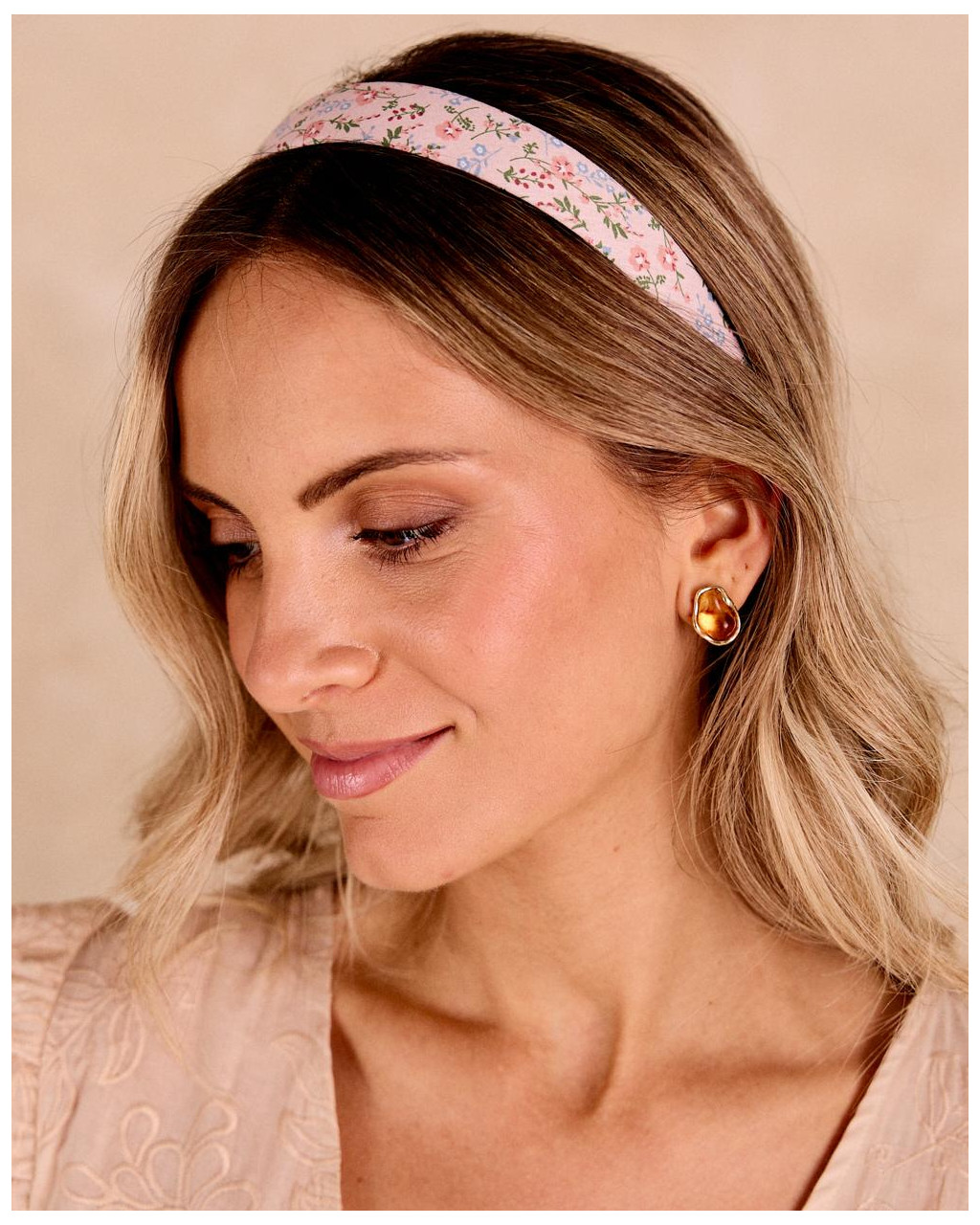 Diadema Nude Flores Frida | Accesorios | Primavera Verano 2025 | Polín et Moi
