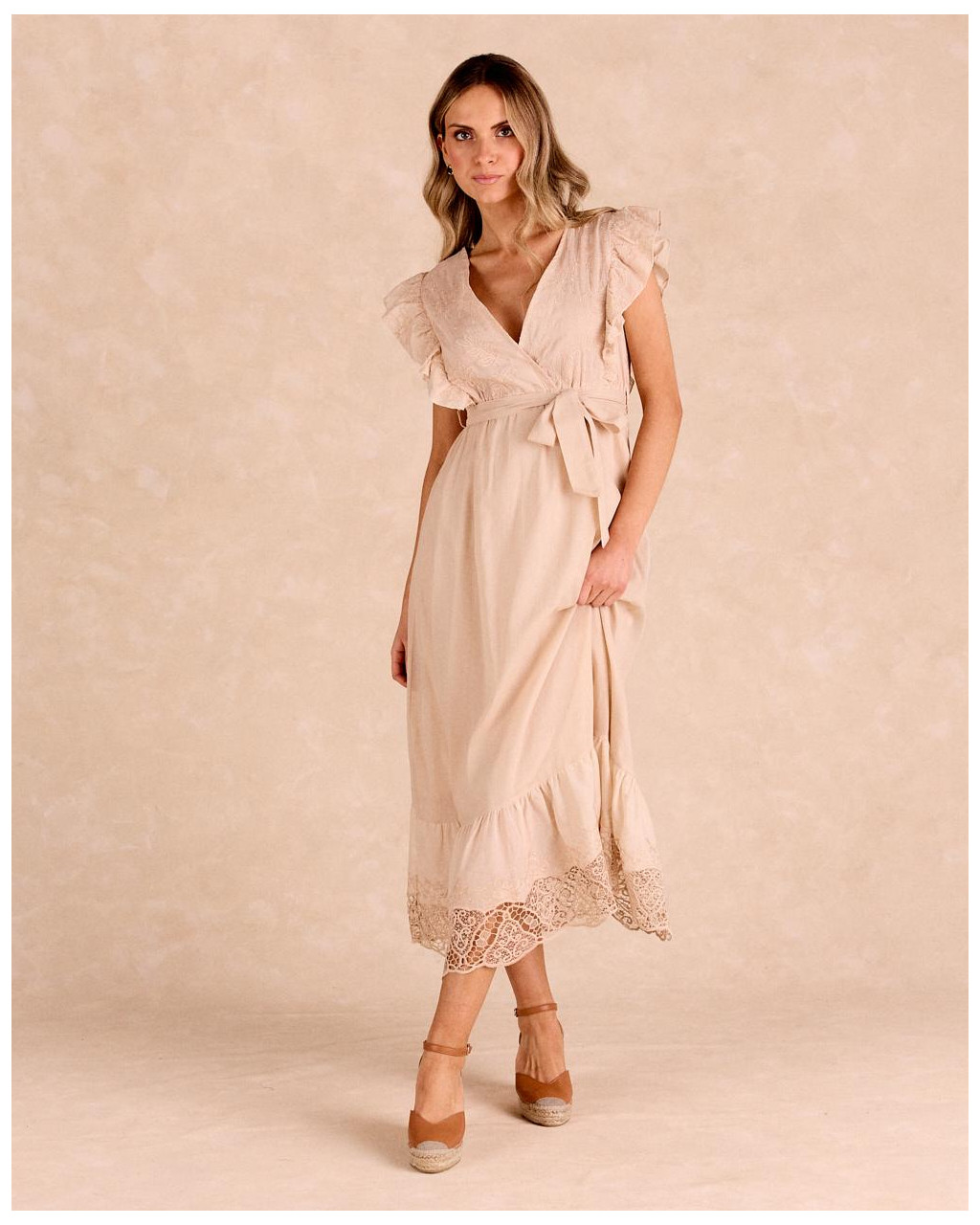 Vestido Largo Bordado Luria | Vestidos y monos | Primavera- Verano 2025 | Polín et moi