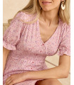 Robe Longue imprimer Rose | Robes & Combinaisons | Printemps - Été 2025 | Polín et moi